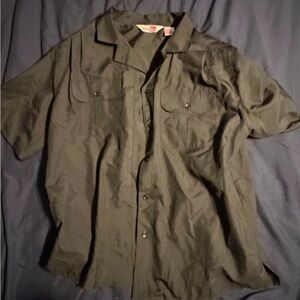 Women's Black Button-Up Shirt